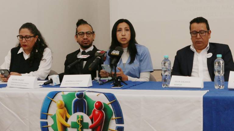 Rueda de Prensa de la Confederación Nacional de la Salud del Ecuador (Consade).