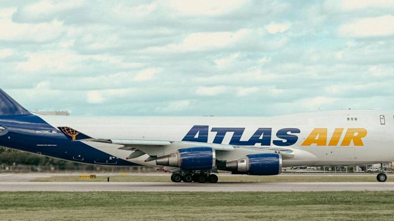 Fotografía referencial de un avión de la aerolínea Atlas Air.