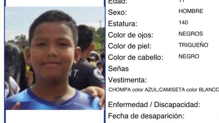 Leonel Mendoza, de 11 años, desapareció tras subirse a un vehículo negro en Napo