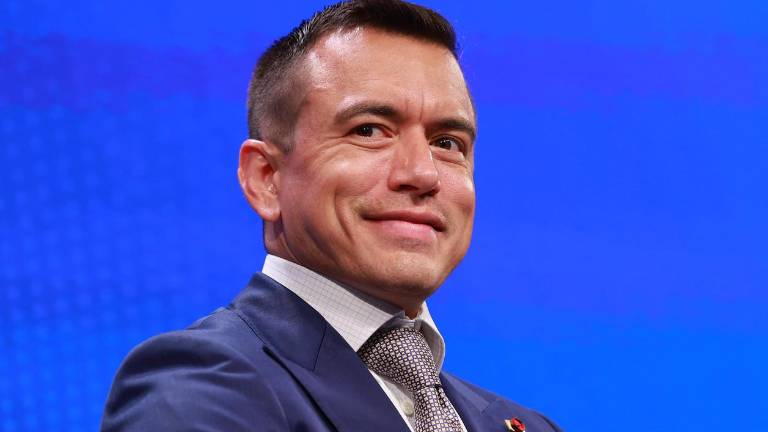 Daniel Noboa dio un discurso en la OEA sobre la situación de seguridad en el Ecuador.