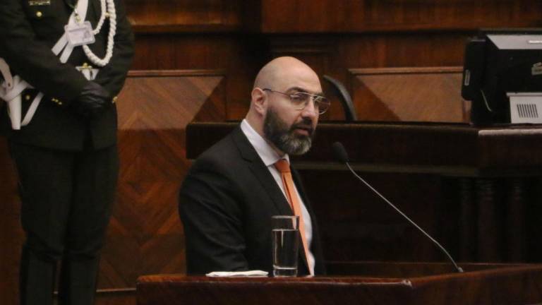 Fotografía que muestra al titular de la Judicatura, Mario Godoy, en una comparecencia previa ante la Asamblea, en enero de este año.