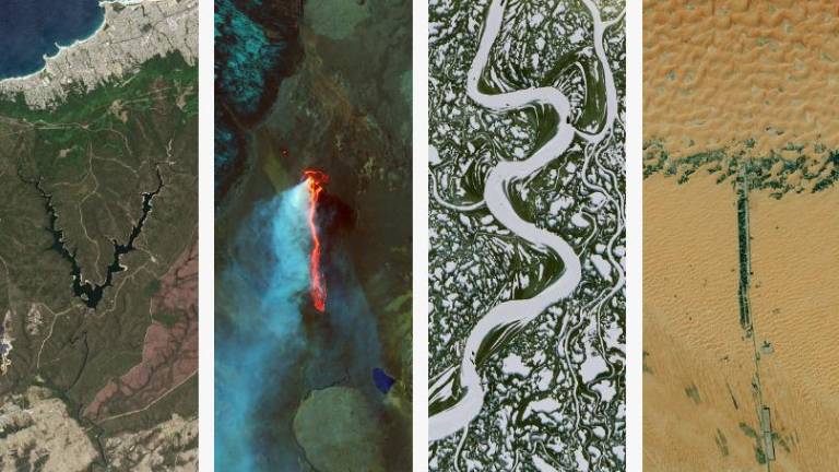 Cómo escribir tu nombre con imágenes reales de la Tierra: el nuevo sitio viral de la NASA