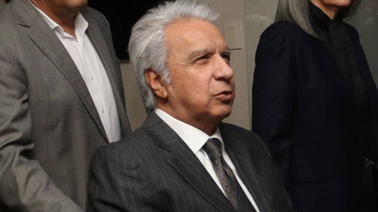 Llegada de Lenín Moreno a la audiencia de juicio en el caso Sinohydro.