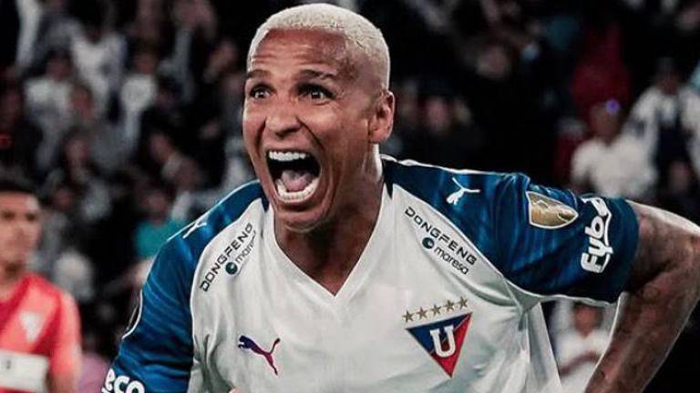 Deyverson celebrando el gol anotado Always Ready por la última fecha de la fase de grupos de la Copa Libertadores 2026.