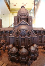 Los monumentos de chocolate en Bruselas