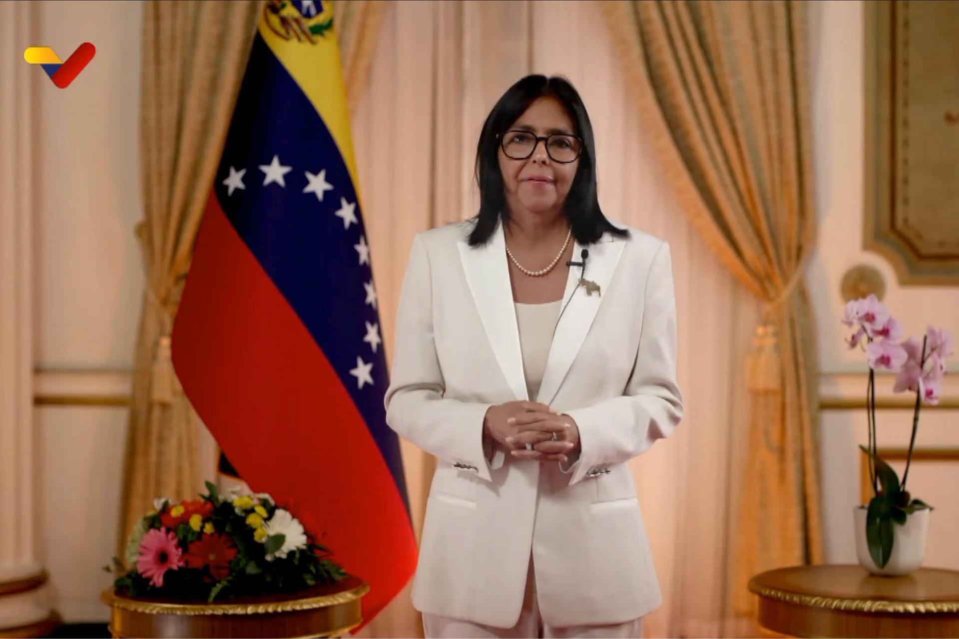 Delcy Rodríguez promete elecciones en Venezuela sin precisar cuándo se celebrarán