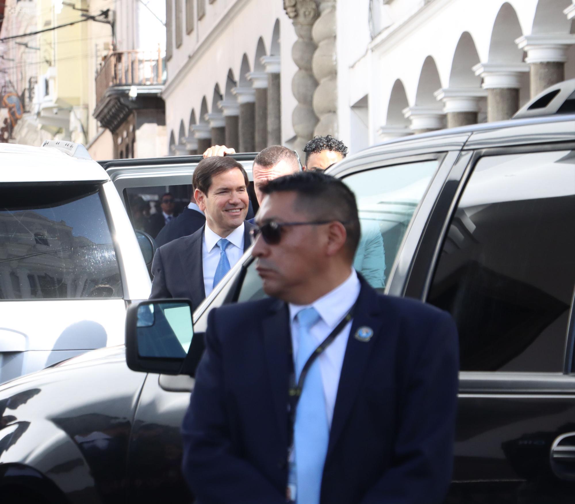 Marco Rubio ya llegó a Carondelet 