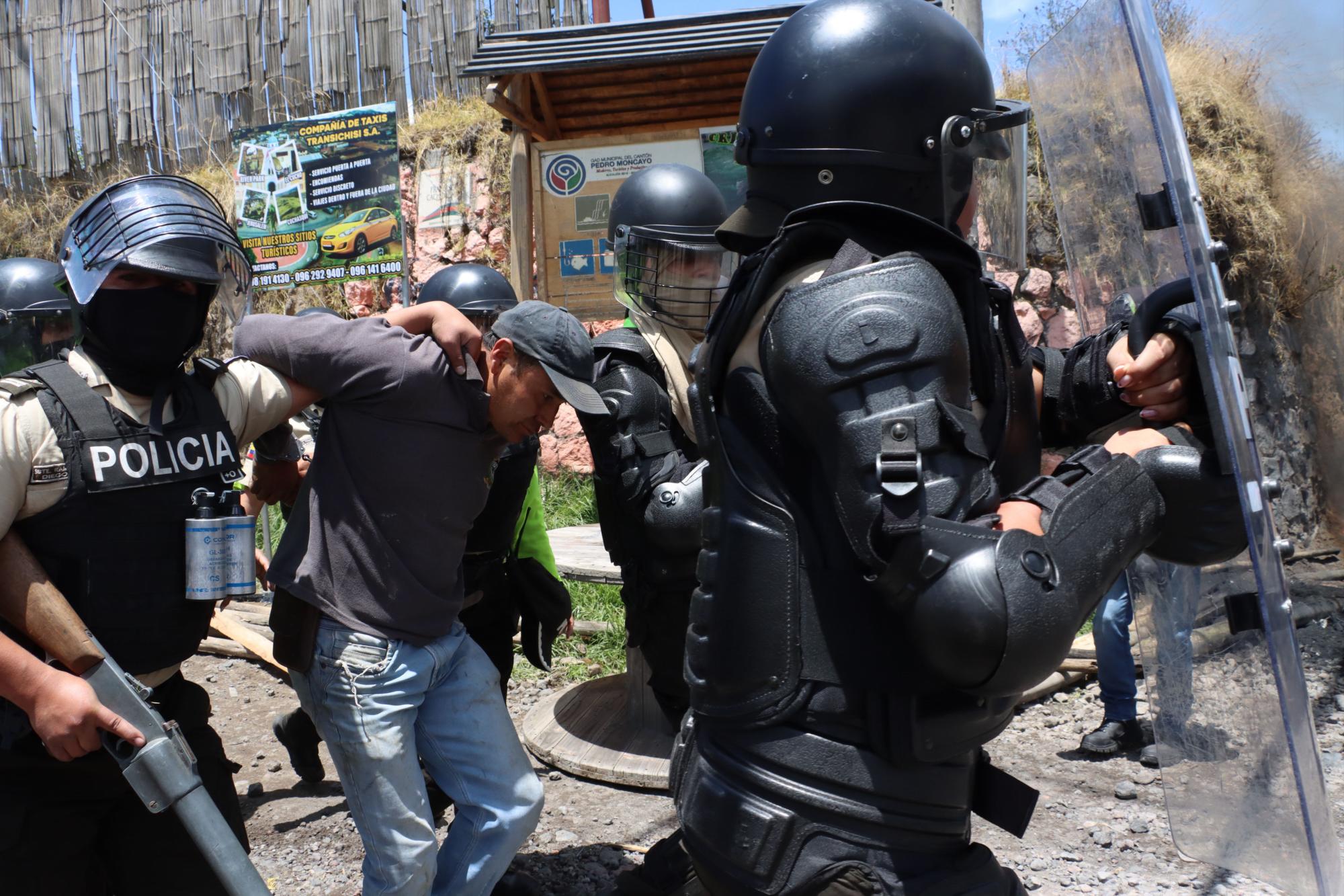 Incidentes en Tabacundo 