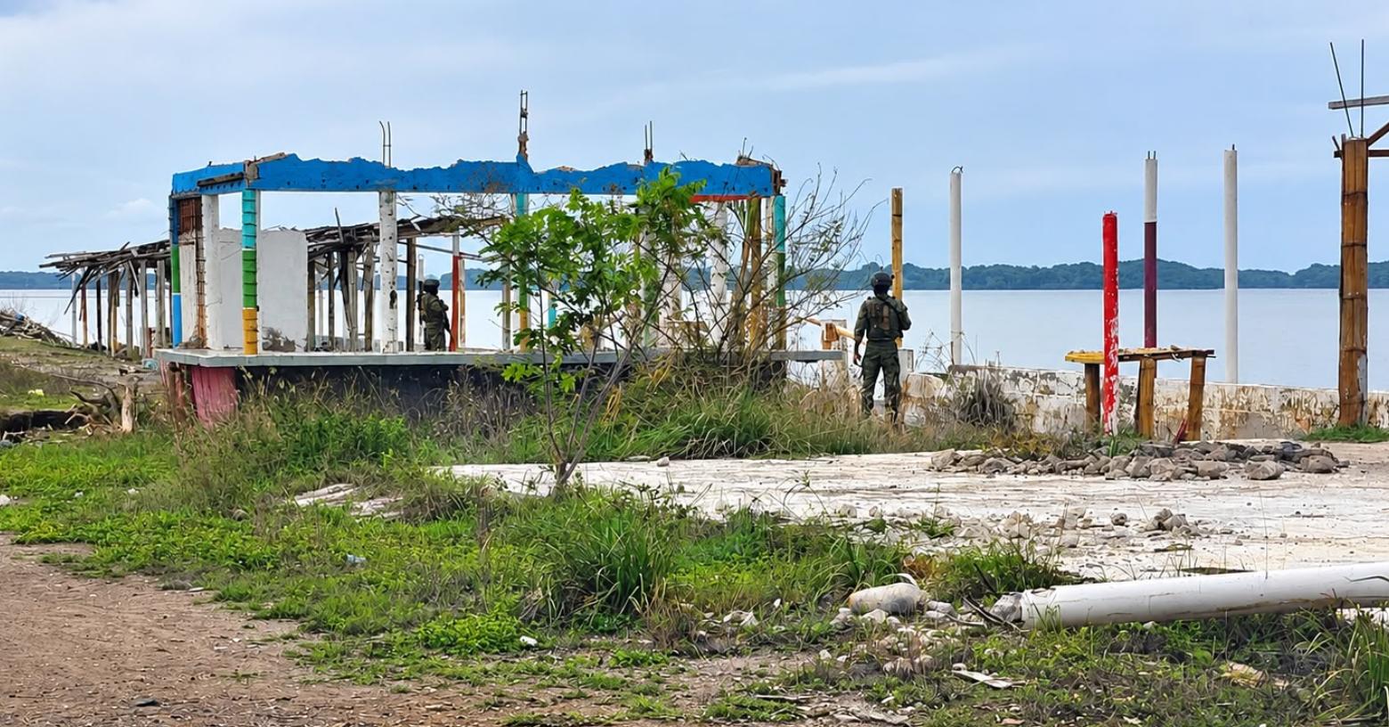 Operativo en Machala: destruyen presunto campo de tiro usado por grupos armados