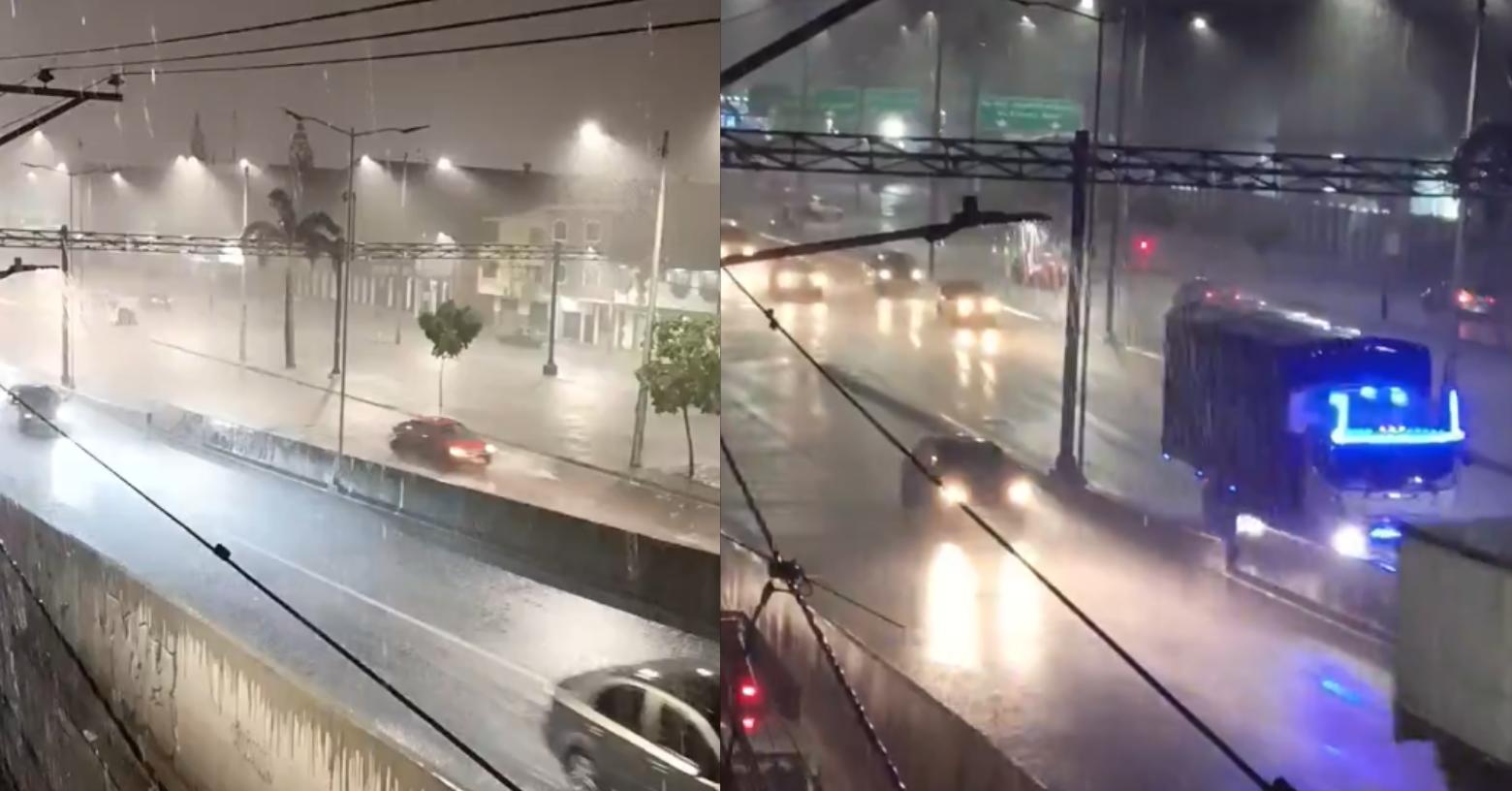 Tormenta eléctrica en Guayaquil, Samborondón y Daule deja sectores anegados y cortes de energía