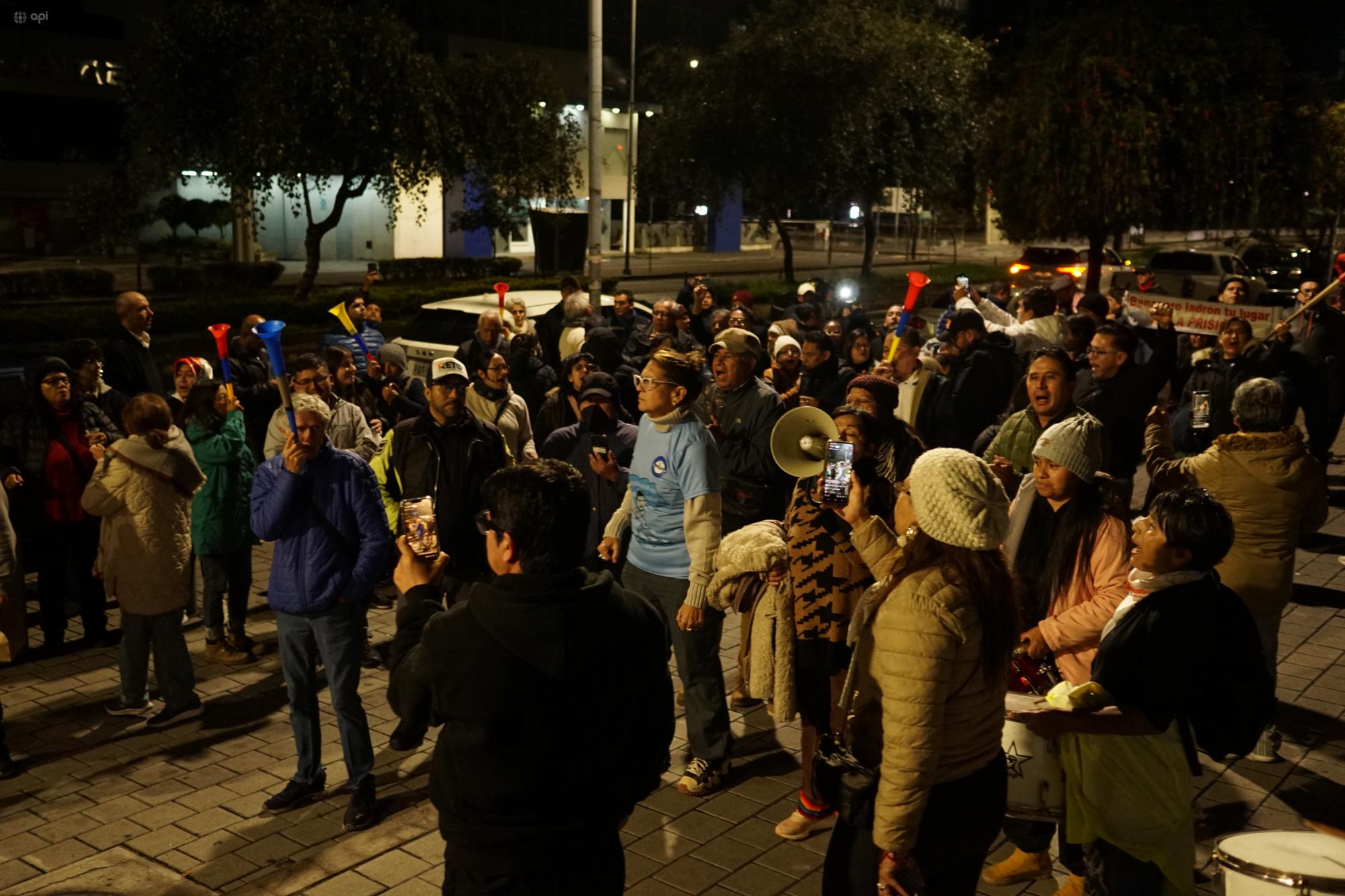 Simpatizantes llegaron al Complejo Judicial Norte 