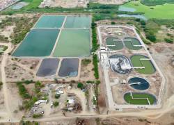 Fotografía que muestra la Planta de Tratamiento de Aguas Residuales (PTAR) Mi Lote.