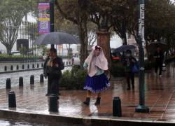Las lluvias volvieron a Cuenca, la capital de la provincia del Azuay.