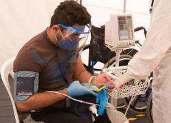 El MSP aceleró el proceso de vacunación en Machala.