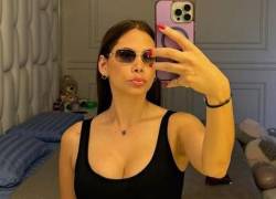 Fotografía que muestra a la ciudadana peruana Guisella Fernández, quien fue asesinada a disparos junto al futbolista Mario Pineida.