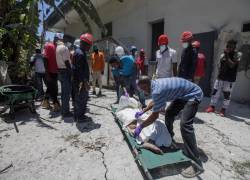 El sismo de magnitud 7,2 se produjo el sábado a las 08H29 (12H29 GMT) a unos 160 km de la capital haitiana, Puerto Príncipe.