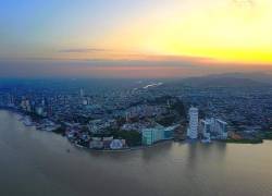 Fotografía aérea de Guayaquil