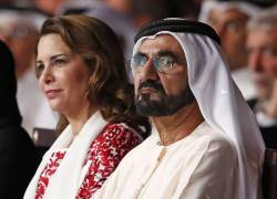 El Emir de Dubái, Mohammed Bin Rashid Al-Maktoum, y la princesa jordana, Haya Bint Al-Hussain.