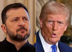 Volodimir Zelenski y Donald Trump.