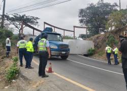 Los agentes de la ATM acudieron al sitio para agilizar la circulación.