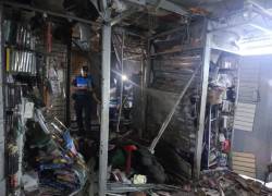 La fuerte onda expansiva dañó infraestructuras y mercadería de los establecimientos.