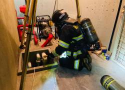 Una persona falleció y otra está herida tras realizar trabajos de impermeabilización con pintura en una cisterna.