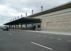 Ecuador cerró el aeropuerto de Quito en marzo de 2020 a raíz del inicio de la pandemia.