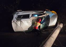 Debido al accidente, la Agencia Metropolitana de Tránsito (AMT) dispuso el cierre de la av. Simón Bolívar.