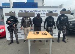 Fotografía de alias Matatan, considerado como un Objetivo de Valor Intermedio por el Estado, bajo custodia policial.