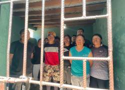 Imagen de algunos detenidos en el paro nacional, que fue divulgada por el presidente Daniel Noboa.