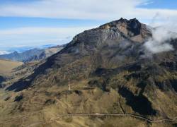 El volcán Chiles y el cerro Negro se encuetran en el límite entre Ecuador y Colombia.