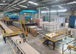 GypTech produce anualmente cinco millones de metros cuadrados de gypsum.