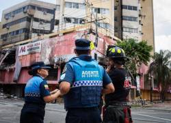 Exteriores del edificio Multicomercio, en el centro de Guayaquil.