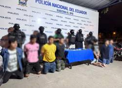 Tras una denuncia por extorsión, la Policía ejecutó un operativo en Machala.