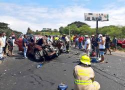 Cinco heridos en accidente en Vía a la Costa