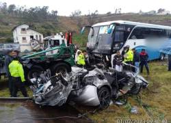 Cuatro heridos y un fallecido dejó un siniestro de tránsito en Unamuncho.