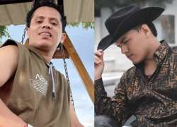 El influencer '3 Patas' y el cantante Ismael Alcívar.