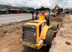 Las obras en la vía Áloag - Santo Domingo se realizarán en el horario de 11h00 a 16h00.