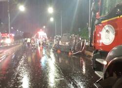 Fotografía que muestra la escena del accidente.