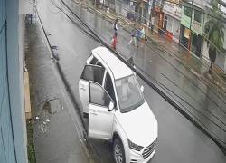 Al menos cinco sujetos iban a bordo del carro que fue utilizado para llevar a cabo el secuestro del comerciante.