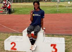 Anahí Suárez consiguió la medalla de oro en 400 metros planos y la de bronce en 200 metros planos.