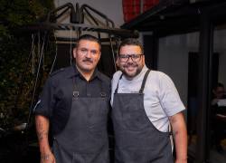 Javier Brichetto, chef de Piantao y Luis Maldonado de Tributo Restaurante.