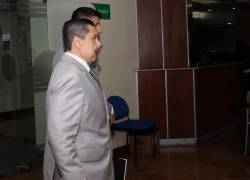 El exlegislador Pablo Muentes durante una audiencia del Caso Purga. Foto : API / Rolando Enrí­quez