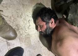 Fotografía que muestra al narcotraficante Aolfo Macías Villamar, alias Fito, durante su recaptura.