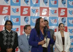 Rueda de prensa de la Revolución Ciudadana.