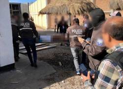 Fiscalía y Policía acudieron para el levantamiento del cuerpo en la cárcel de Riobamba.