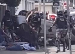 VIDEO: persecución de sicarios en Portoviejo termina en choque con un policía; los sospechosos fueron capturados