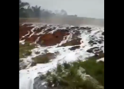 El incidente ocurrió en el recinto Pueblo Nuevo, tras la rotura de una tubería que transportaba diésel.