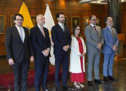 Presentación del Proyecto de Ley Antimafias en la sala Tránsito Amaguaña de la Asamblea Nacional.