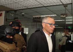 El exvicepresidente Jorge Glas, en la Corte Nacional de Justicia. Foto: API / Rolando Enrí­quez